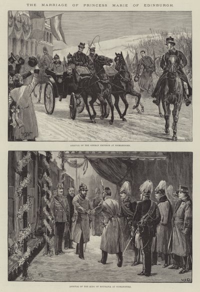 The Marriage of Princess Marie of Edinburgh by William Barnes Wollen